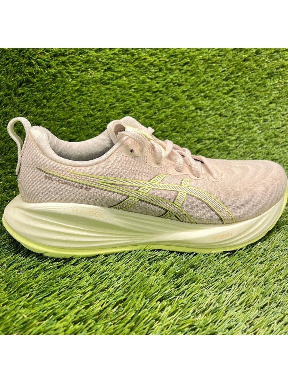 Asics Gel-Cumulus 27 Womens Size 8.5D Beige Athletic Running Shoes Sneakers